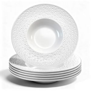 Berglander bols &agrave; soupe 6pcs, assiettes en plastique r&eacute;utilisables, pour soupe aux champignons/p&acirc;tes/fruits/glaces/desserts/collations/salades, incassables pour enfants/camping/pique-nique (Culina Houseware, neuf)
