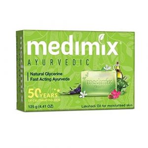 Medimix Cholayil Savon Medimix Ayurv&eacute;dique Glyc&eacute;rine Lakshadi 125g (Dookan Technologies, neuf)