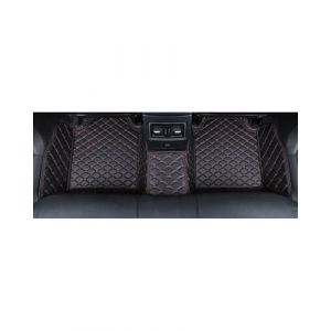 Tapis Voiture Pour Renaultes Pour Clio 4 2013 2014 2015 2016 2017 2018 Tapis de sol de voiture Revêtements de sol imperméables à couverture complète Tapis voiture Tapis De Voiture(Black red rear row) (Purchase Lucky  EU, neuf)