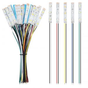 YIXISI 25 Pièces 50mm Pré Câblées LED SMD, Modélisme, 12-18V Bandes, 2335 SMD, Blanc/Rouge/Jaune/Bleu/Vert (YXS-DE, neuf)