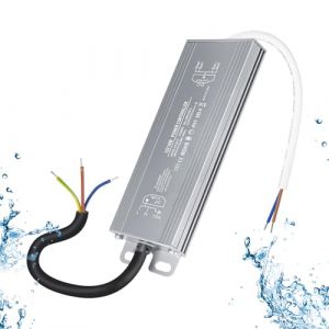 OFFCUP Transformateur 36W 12V LED Pilote, 36-100V AC à12V DC Tension Constante Etanche IP67 Adaptateur Alimentation 8,3A pour CCTV Ampoule à Bande Lumineuse LED MR16 G4 G4, GU5.3, MR11 (HOOCHE, neuf)