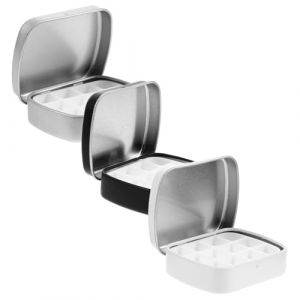 FRCOLOR Bo&icirc;te de Rangement Gel Nail Polish avec Compartiments Palette Aquarelle Vide Portable pour M&eacute;lange Couleur Mini Bo&icirc;te et L&eacute;g&egrave;re pour Art Go (Different Quality, neuf)