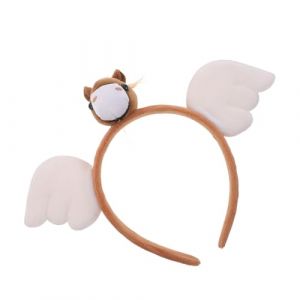 Healeved Bandeau Cheval Ail&eacute; Marron en Crin de Cheval pour Femme Accessoire Cheveux Nouvel An Chinois Serrage-T&ecirc;te Cosplay pour F&ecirc;te Anniversaire et No&euml;l D&eacute;coration Festive L&eacute;g&egrave;re et (Sonieg, neuf)