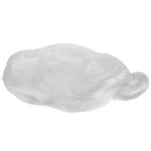 Veemoon Postiche de Vieille Dame pour Femmes Postiche de Costume de Cosplay Chignon Blanc pour D&eacute;guisement F&ecirc;te et Halloween Accessoire Unique pour Costume Mamie (hagan panting, neuf)