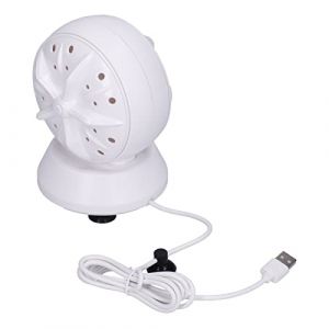 Mini Lave-linge, Lave-linge à Turbine à Ultrasons Portable Multifonctionnel Turbo Washer pour les Voyages D'affaires ou les Chambres D'université100-240V (prise(Réglementation européenne) (Fiavtiwy, neuf)