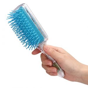 Generic Peigne de Coiffure, Coussin d'air Peigne de de Radom Massage de Paillette avec Sac à Gaz pour Peignage et Coiffage Quotidiens (grenouille blanche) (Guariwen, neuf)