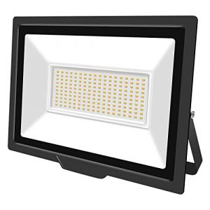 SKYWORLD 150W Projecteur LED Extérieur 1 pièce,15000LM Projecteur LED IP67 Etanche Spot LED Extérieur,6000K Blanc Chaud Projecteur Exterieur LED,Projecteur Extérieur pour Cour Jardin Garage Terrasse (FSYP, neuf)