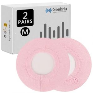 GEEKRIA 2 Paires de Housses pour &eacute;couteurs Sony WH1000XM3, WH1000XM4, WH1000XM2, Bose QC35/&eacute;couteurs en Tissu tricot&eacute; Extensible Compatible avec Les Coussinets d'oreille de 3,14-4.33 Pouces (GeekriaDirectEU, neuf)