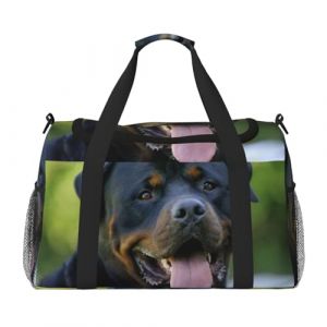 Rottweiler Grand sac de voyage pliable et imperm&eacute;able pour la plage, la natation, la piscine, le sport, la salle de sport (LJMKER08, neuf)