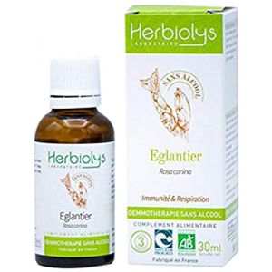 Macérât De Bourgeon Bio | Sans Alcool | Gemmothérapie | Flacon de 30 ml | Herbiolys (Eglantier) (BIVEA, neuf)