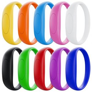 4Go Cle USB Lot de 10 USB 2.0 Clé USB Bracelet Uflatek Flash Drive Colorée Clef USB Portable Mémoire Stick Nouveauté Clés USB 4 Go Clé de Données Externe pour Cadeaux (Wind Coco, neuf)