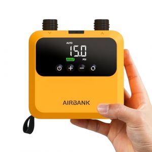 Mini Pompe à Paddle Airbank Pulse Pro, Petite Pompe électrique Portable Rechargeable pour Sup, Moteur sans balais, Pression maximale 20 psi, gonflage Rapide pour Kayak, gonflables, Bateaux (Orange) (AIRBANK EU, neuf)