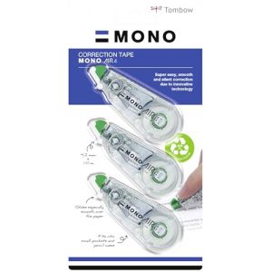 Tombow CT roller de correction CA4–3P mittiges dérouler 4, 2 mm x 10 m Lot de 3 éponges vrac (DLM Direct FR, neuf)