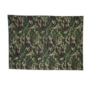 bâche Protection Militaire 3x2,Bâche imperméable et Imputrescible Camouflage, Tapis Imperméable Léger Eérieur de Pluie Tapis de Tente de Pique-Nique de RainTent Shelter Beach(2 * 1.5m) (Youluu-cd, neuf)