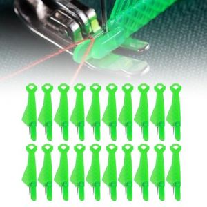 Enfile-Aiguilles,Accessoires Couture Aiguilles Couture Enfile Aiguille Machine &agrave; Coudre Plastique DIY Enfile-Fil,Passe Fil Couture pour Coudre &agrave; Main & Quilting Craft (20 Pi&egrave;ces) (LUSIUS, neuf)