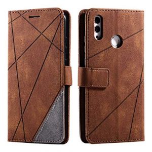 SONWO Coque pour Huawei P Smart 2019 / Huawei Honor 10 Lite, Etui en Cuir PU Portefeuille Housse Fermeture Magn&eacute;tique und Flip pour Huawei P Smart 2019 / Huawei Honor 10 Lite, Marron (SONWO EU STORE, neuf)