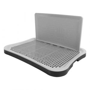 Toilette d'apprentissage de la propreté, 51 X 38 X 6 Cm, Support pour Tapis de Pipi pour Chiot, Intérieur et Extérieur, Plateau d'apprentissage de la propreté pour Chien, Plateau (Depisuta, neuf)