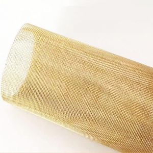 Kanduo JSY Grillage en Laiton, Maille en Laiton Maille de Filtre Haute densit&eacute; Maille de cuivre &eacute;cran Maille de cuivre Blindage &eacute;lectromagn&eacute;tique (Color : Brass 20mesh, Size : 1x1m) (Tongfeiying Shop, neuf)