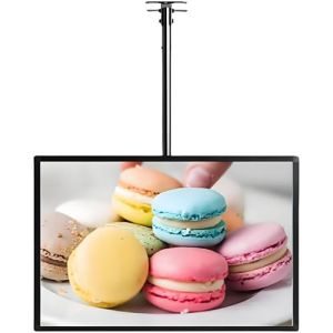 Bo&icirc;te &agrave; lumi&egrave;re LED publicitaire avec perche t&eacute;lescopique, &eacute;cran mural lumineux pour restaurant, bar, magasin (lvliangfenglinmaoyiyouxiangongsi, neuf)