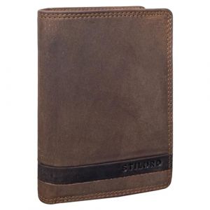 STILORD 'Matthis' Portefeuille Verticale Homme Cuir Porte Monnaie avec Protection RFID Classique Bourse Porte Cartes de Cr&eacute;dit Pochette Cuir V&eacute;ritable, Couleur:Marron Moyen (STILORD Cuir, neuf)