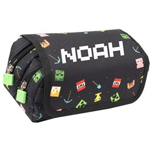 Minecraft Trousse Scolaire Haute Qualit&eacute; Fringoo | Trousse d&rsquo;&Eacute;cole Fournitures Scolaires | Trousses Crayons Grande Capacit&eacute; | pour Gar&ccedil;ons et Filles | &Eacute;cole Primaire | Fourniture Scolaire (FRINGOO, neuf)