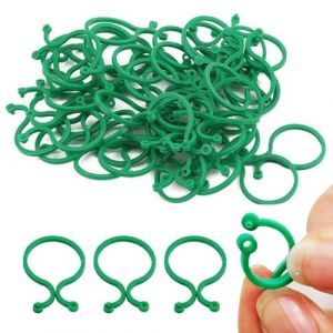 NTRUXZP Clips pour Plantes Grimpantes,100pcs Clips Jardin Vigne Support Plantes Grimpantes Clips de Jardin Attache Tomate pour Jardin Vigne Légumes Les Plantes Grimpantes (FANG XILONG DE SHOP, neuf)