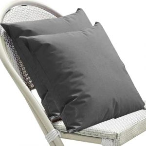 SWJ-swjssb Taie d'oreiller 50x70 65x65 Housse Oreiller 40x60 80x80 Lot De 2 Housse De Coussin Exterieur Impermeable pour Salon de Jardin,Couverture Oreiller Canapé Decoration(Gris,40x60 cm Set of 2) (leeupault, neuf)