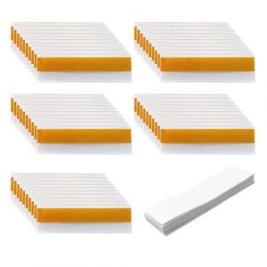 CZAKOMIX 50 Pcs Supports D'étiquettes en Plastique Transparent, Porte-étiquettes Autocollants, 3 x 10cm, Porte-Étiquette de Prix Étagère, pour Etagères, Supermarché, Classeurs(Avec Carte Papier) (CZAKOMIXSHOPOL Kft, neuf)