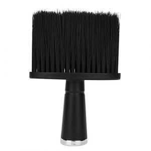 Balais à Cou Coiffeur Brosse pour Cou Coupe de Cheveux Coiffure Brosses en Nylon Brosse Plumeau Outil de Nettoyage pour Salon de Coiffure Barbier Accessoires Professionnel Noir (Liyishun, neuf)