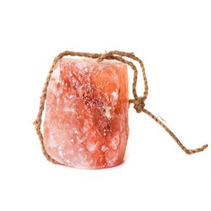 Sel cristallin Pierre à lécher avec cordon 1,4 kg, datant des années Promontoire de Himalaya (NaturGut GmbH, neuf)