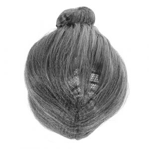 MOLUCKFU Perruque De Vieille Dame Grise Pour Femme Accessoire Cosplay Pour Déguisement De Mamie Pour Fêtes Et Carnavals (Ziyiiu, neuf)