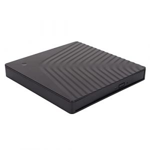 Zunate Lecteur de DVD Externe, Graveur de CD DVD RW Portable USB3.0 USB2.0 pour Ordinateur Portable Boîtier de Lecteur Optique pour Lecteur SATA 12,7 Mm 9,5 Mm Compatible avec (Topiky-U, neuf)