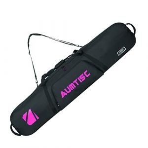 AUMTISC Sac de Voyage rembourr&eacute; pour Snowboard, &eacute;quipement de Ski, Snowboard, Sac de Voyage, &eacute;quipement de Ski, Longueur en Rouge 155 cm (AUMTISC STORE, neuf)
