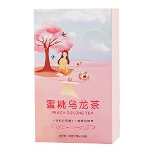 Th&eacute; Oolong &agrave; la P&ecirc;che Sachet de th&eacute; parfum&eacute; &agrave; la P&ecirc;che th&eacute; parfum&eacute; Fruits Secs &agrave; Base de Plantes pour Emballage Sac Triangulaire Bo&icirc;te Oolong (Magwen-Z, neuf)