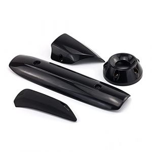 Bouclier Thermique pour T-Max 500 T-Max 530 2012-2016 2015 2014 XP500Moto Tuyau d'échappement Isolation Thermique Capot de Protection Couvercle (Couleur : A) (FlowCraft Fittings, neuf)