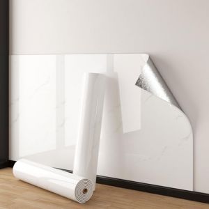 ByteRunning Papier Peint Autocollant Effet marbre,Rouleau de Papier Peint Autocollant Imitation marbre,Dalle De Plafond,&eacute;paissi,imperm&eacute;able et r&eacute;sistant &agrave; l'huile,pour Cuisine,Salon,Fond D&eacute;cor TV (Nova Goods Shop, neuf)