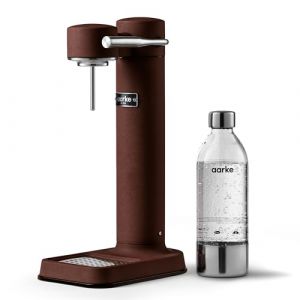 Aarke Carbonator 3 – Machine à eau gazeuse avec boîtier en acier inoxydable, bouteille PET sans BPA incluse, compatible avec les cylindres 60 L / 425 g – Bordeaux (AARKE, neuf)