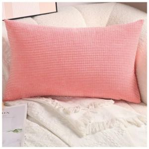 Taie D'oreiller 50x70,60x80 Extensible Housse De Coussin 30x50, Taie Oreiller 40x60,Housse D'oreiller 40x70 Rectangulaire Velours C&ocirc;tel&eacute; Housses De Coussin Luxe Style Pour Canap&eacute; ( Color : #8 , Size : (leeupault, neuf)