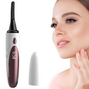 Recourbe-Cils Chauffant Double Face Anti-BrûLure Recourbe-Cils éLectrique 4 RéGlages TempéRature Recourbe-Cils Chauffant Recourbe-Cils Rechargeable Avec Peigne Pour Femmes Cadeaux Blanc 1 Ensemble (enshishiKuiMaoShangMaoyouxiangongsi, neuf)