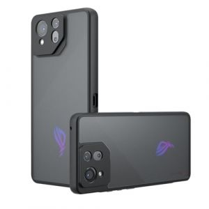 KNOXS Coque pour ASUS ROG Phone 8 Pro/Phone 8, &Eacute;tui Translucide Givr&eacute; [Jamais Jaune] TPU+PC Antichoc Bumper Housse,L&eacute;ger ASUS ROG Phone 8 Pro/Phone 8 Coque (Noir Givr&eacute;) (ATTUX, neuf)