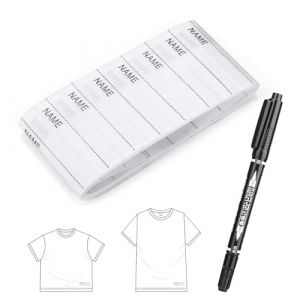 LEMESO Étiquettes Vêtements Enfants 100 Autocollantes - Étiquettes Thermocollantes Personnalisées pour École, Garderie - Pack Complet avec Stylo (Yinsun, neuf)