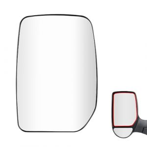 SENZEAL Verre de R&eacute;troviseur Remplacement pour Ford Transit MK6 MK7 2000-2013 Chauffant Retroviseur Ext&eacute;rieur (Sup&eacute;rieur Gauche) (senzeal, neuf)