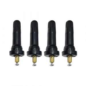 JNNJ 4 Pièces Tige Valve Capteur Pression Pneu TPMS, Valve TPMS Système De Surveillance La Pression des Pneus, Capteur Système Surveillance Pression des Pneus(Coupe d'un Angle Droit de 90°) (KJHmaoyi, neuf)