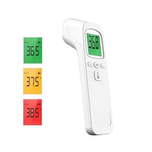 Thermom&egrave;tre infrarouge avant Thermom&egrave;tre de fi&egrave;vre sans contact Thermom&egrave;tre pour enfants Affichage LCD Thermom&egrave;tre frontal num&eacute;rique avec lecture instantan&eacute;e, alarme de fi&egrave;vre Interrupteur &deg;C/&deg;F((Non (Mohicans, neuf)