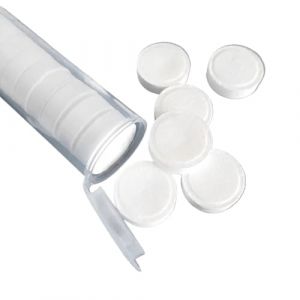 Lingettes nettoyantes compress&eacute;es pour le visage dans un tube d'&eacute;tanch&eacute;it&eacute; portable pour voyage Serviettes hygi&eacute;niques en coton &agrave; expansion rapide (WasyGoShop, neuf)