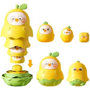 Zliger Matryoshka poupées gigognes, 5 pcs Poupées Gigognes, Mignon Fruit Ange Jouet, Jouets à Partir de 1 an pour Enfants Cadeau et Décoration (Zliger, neuf)