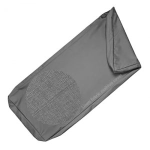 Housse de Coussin pour Banc Extérieur Interieur de Jardin 150 cm/180 cm/120x50/100x40, épais 5cm, Housse de Rechange en Lin avec Fermeture éclair pour Chaise, Banc(Gris,110x55x5cm) (Maedei Daner, neuf)