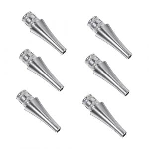 PENIKOKO 6 pi&egrave;ces Lot de Embouts M&eacute;tal pour Stylo Point Diamant Accessoires L&eacute;gers et Compacts pour Peinture Diamant Manucure et D&eacute;coration Textile (xinshengzhan, neuf)