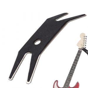 Extracteur de bouton de guitare, outil multifonction pour guitare, cl&eacute; &agrave; molette, outil de r&eacute;glage de la hauteur de guitare, cl&eacute; d'entretien de guitare, outil de cl&eacute; de guitare, extracteur de bouton (huayup, neuf)
