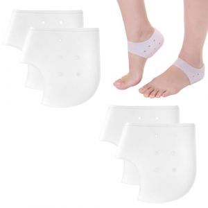4 Pcs Protege Talon,Protege Talon Silicone,Talons En Gel, Insertions De Fasciite Plantaire, Coussin,Grand Pour La Douleur, Fendus Secs, Tendinite D'achille (DanLanYi, neuf)